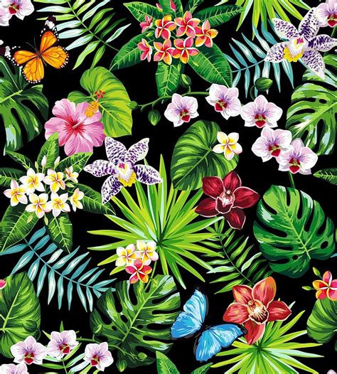 Tropical Floral Wallpapers K Hd Tropical Floral Backgrounds On