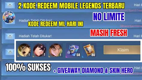 Bongkar Kode Redeem Ml Terbaru Kode Redeem Mobile Legends Hari Ini