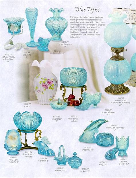 Fenton Art Glass Catalog Fenton Glassware Fenton Vintage Glassware