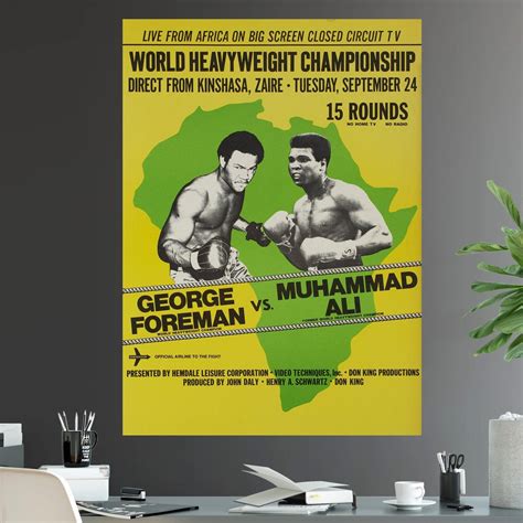 Muhammad Ali Vs George Foreman Undisputed Heavyweight World