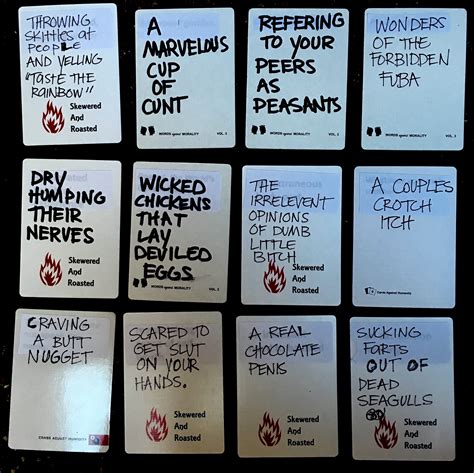 DIY your own cards of humanity game or hilarious ideas for blank cards ...