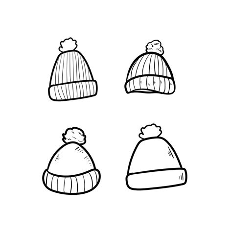 How To Draw A Beanie Step By Step Easy Drawing Tutorial Bujo Babe