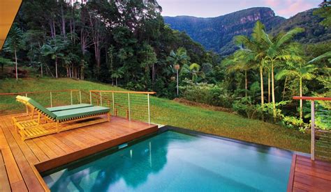 Crystal Creek Retreating Into Murwillumbahs Rainforest Australian