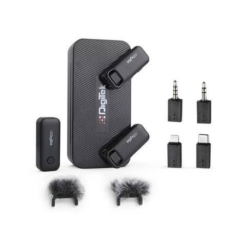 Digitek DWM 106 2 In 1 Wireless Microphone System Pro Audio Video