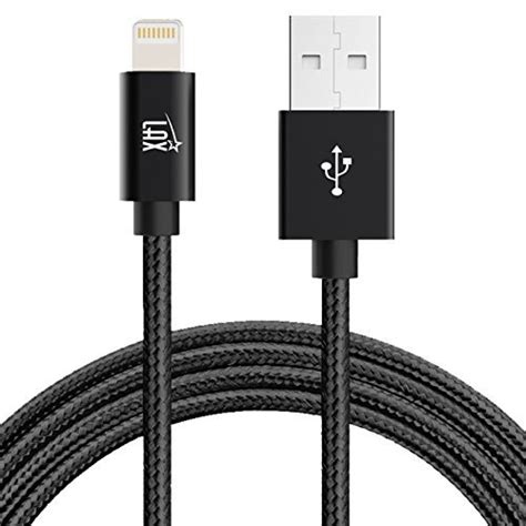 Lax Iphone Charger Lightning Cable Mfi Certified Durable Braided