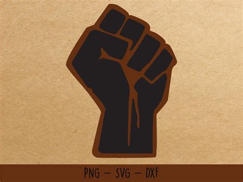 Africa Fist SvgFist Africa Png Black Power Svg Africa Svg Etsy