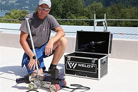 WELDY RW Automatic Hot Air Welder For Welding Roofing TPO PVC Membrane Hot Air Welder With