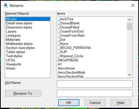 Mudar O Nome De Um Bloco No Autocad