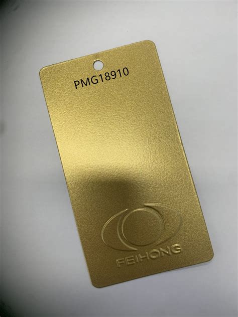 Electrostatic Polyester Metallic Gold Powder Coating Paint Pintura En