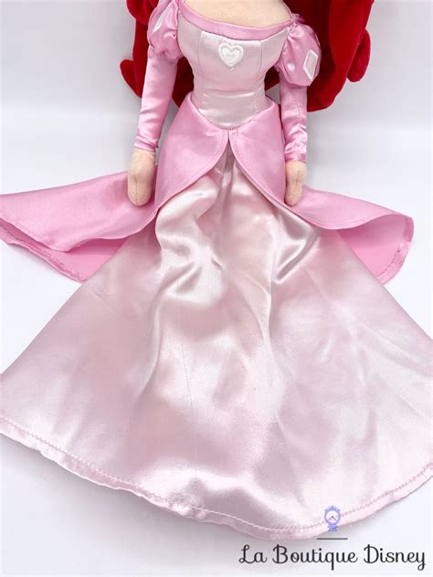 Poup E Chiffon Ariel Robe Rose La Petite Sir Ne Disney Store Peluche