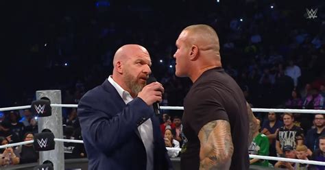 Wwe S Randy Orton Calls Out And Confronts Triple H On Smackdown