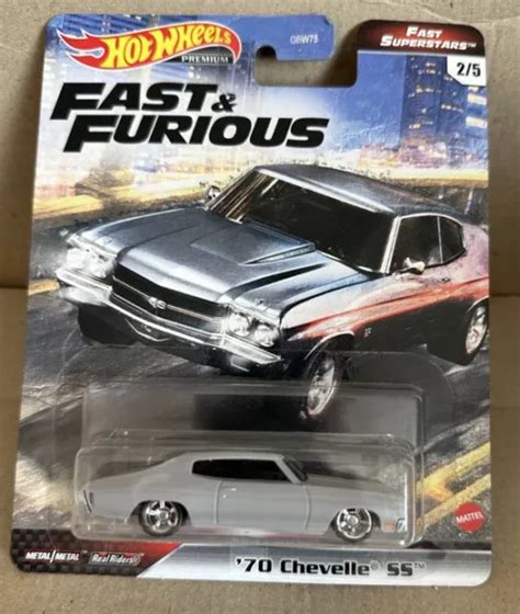 FAST AND FURIOUS Hot Wheels Chevelle SS Fast Superstars Real Riders GRL PicClick AU