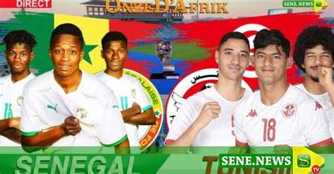 Direct Live Suivez la demi finale de CAN U20 Sénégal vs Tunisie vidéo