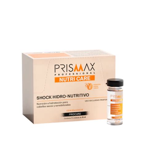 Ampolla Prismax Shock Hidro Nutritivo Nutri Care X 15 Ml