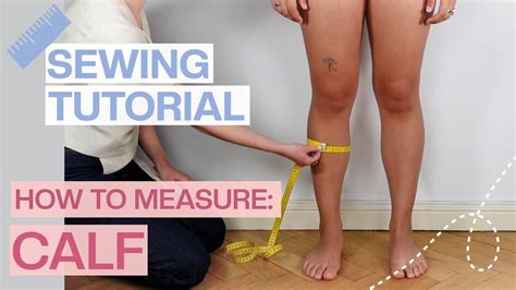 How To Measure Yourself Calf Circumference Take Measurements Using A