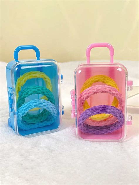 Pc Luggage Design Random Color Desk Storage Box Shein Usa