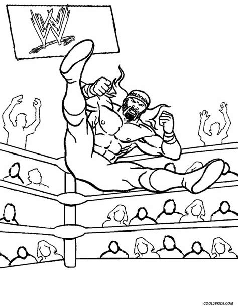 Desenhos de Wrestling para colorir Páginas para impressão grátis