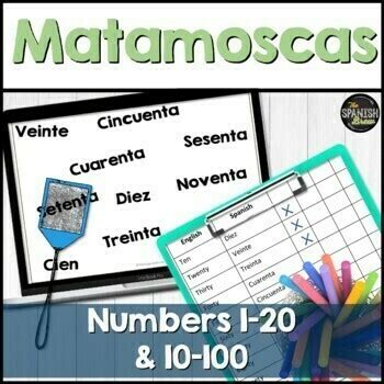 Spanish Numbers Vocabulary Spanish Game On Numbers By The Spanish Brew