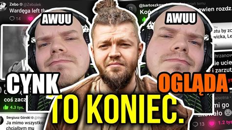 CYNK OGLĄDA WARDĘGA ODCHODZI Z INTERNETU YouTube