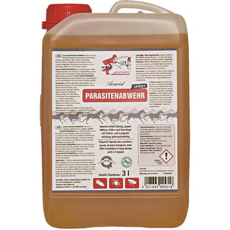 Schopf Acarid Parasitenabwehr Spray 3000ml Equidocs