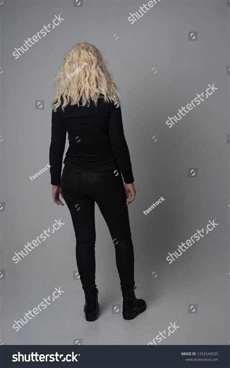 Full Length Portrait Blonde Girl Wearing Stock Photo Shutterstock