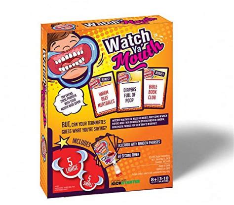 Watch Ya Mouth Family Edition, the Authentic, Hilarious, Mouth Guard Party Game - Walmart.com