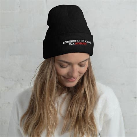 Feminist Beanie Embroidered Feminist Hat Female Empowerment Gift Girl Power Hat Boss Babe