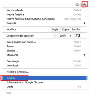 Impostazione Pagina Predefinita Google Chrome Browser Internet