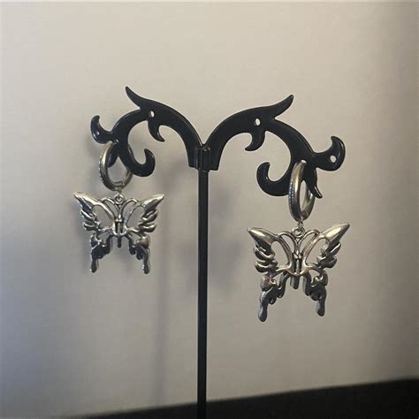 🦋 Flutterby Hoop Earrings 🦋 Handmade Using Depop