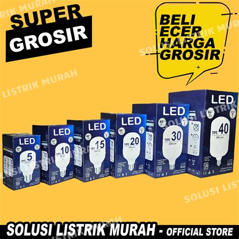 Jual Lampu Led Kapsul W W W W Putih Daylight Led Capsule Led