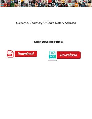 Fillable Online California Secretary Of State Notary Jurat Form Fax