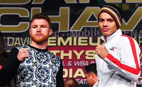 Canelo Lvarez Env A Pico Mensaje A Julio C Sar Ch Vez Jr Juanfutbol