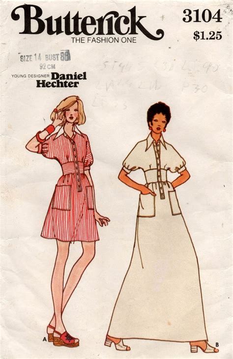 Daniel Hechter Women S Puffy Sleeved Midriff Dress And Shirt Sewing Pattern