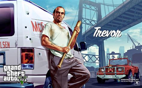 Fondos De Pantalla Videojuegos Vehículo Grand Theft Auto V Persona Trevor Philips