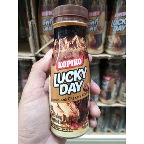 KOPIKO LUCKY DAY MILK COFFEE 180mL Original Kopiko78 | Shopee Philippines