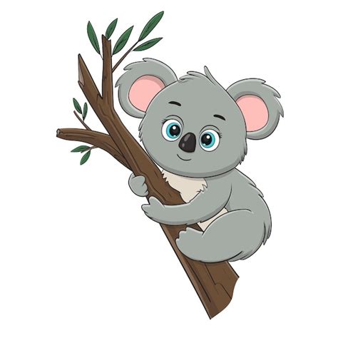 Premium Vector Vector Illustration Of Cute Koala Cartoon