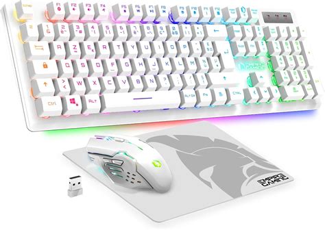 Empire Gaming Armor RF800 Pack Clavier Souris Gaming Rechargeable