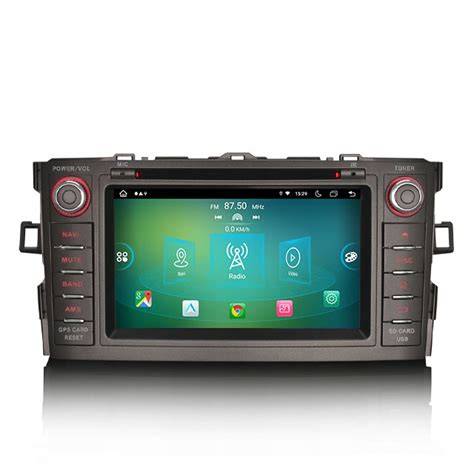 Radio Din Android Toyota Auris Corolla Altis Gb Dsp Carplay Lte