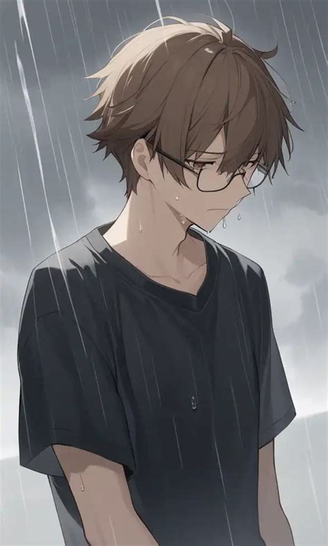 AI Art Kiyotaka Ayanokōji in the rain by Zane Abraham PixAI