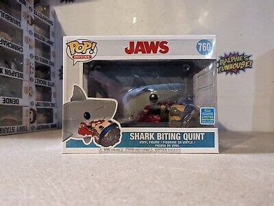 Funko Pop Vinyl Super Jaws Shark Biting Quint Inch See