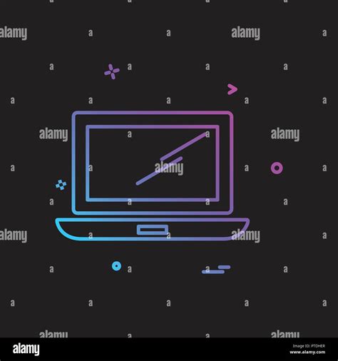 Computer icon design vector Stock Vector Image & Art - Alamy