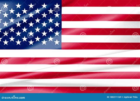 United States of America Red White and Blue Country Flag. Beautifully ...