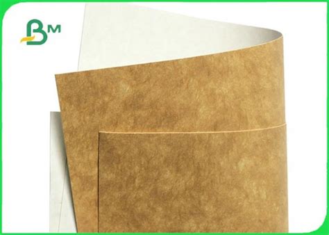 250gsm CKB White Coated Kraft Back Board For Food Packaging Hard Stiffness