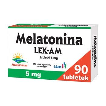 Melatonina Lek AM 5 Mg Tabletki 90 Szt