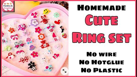 Diy Cute Ring Sethow To Make Homemade Ring Set With Paperdiy Paper Ring Set At Homepaper