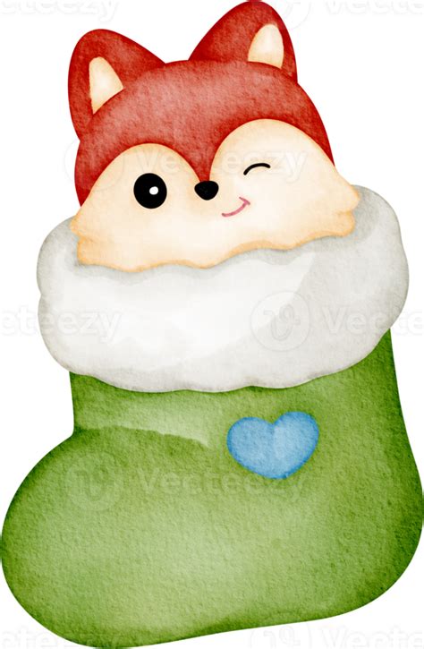 cute fox watercolor 36906427 PNG