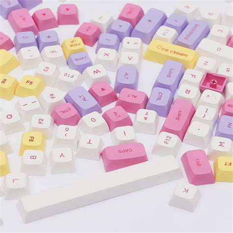 Keys Xda Profile Dye Sublimation Pbt Keyboard Keycaps Ice Cream