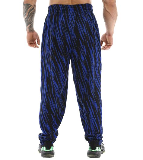 Men S Loose Fit Sweatpants With Pockets Baggy Pants Bgsm Pnt1378 Blackandblue