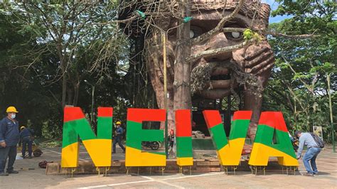 Letrero de Neiva fue reubicado en el Malecón frente al Mohán TSM