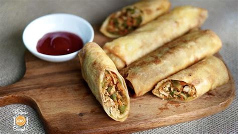 Chicken And Vegetable Spring Rolls Recipes Are Simple